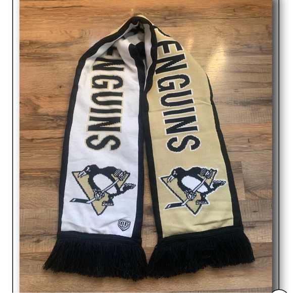 🏒NHL Pittsburgh Penguins 🐧 Scarf Reversible EUC - Picture 8 of 10